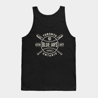 Toronto Blue Jays Bats & Ball by Buck Tee Originals Tank Top